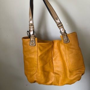 13” deep Leather purse!